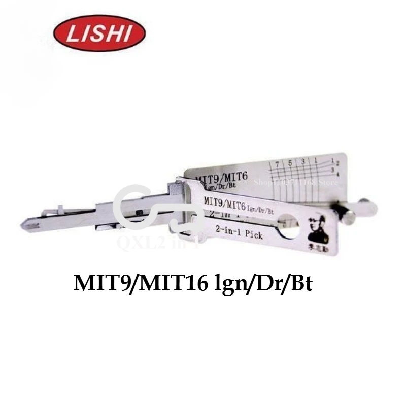 

Repair Tools Lishi MIT9/MIT6 2in1 Decoder and Pick Is Designed for Old Mitsubishi Locksmith Tools Ganzua Lishi Lock Picking Tool
