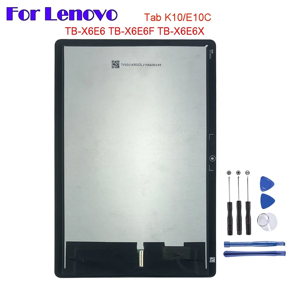 

New For Lenovo Tab K10 X6E6 X6E6F X6E6X TB-X6E6 TB-X6E6F TB-X6E6X 10.1'' LCD Display Touch Screen Digitizer Assembly Replacement