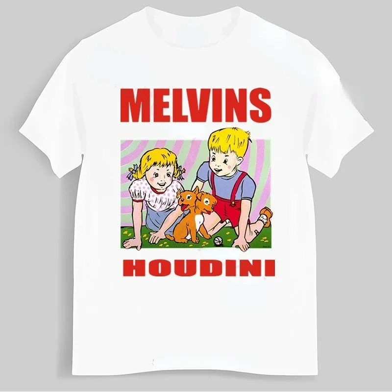 

Melvins Houdini Sludge Metal Stoner Rock Ретро футболка забавные графические футболки мужская одежда рубашки для женщин Ropa Hombre Camisetas