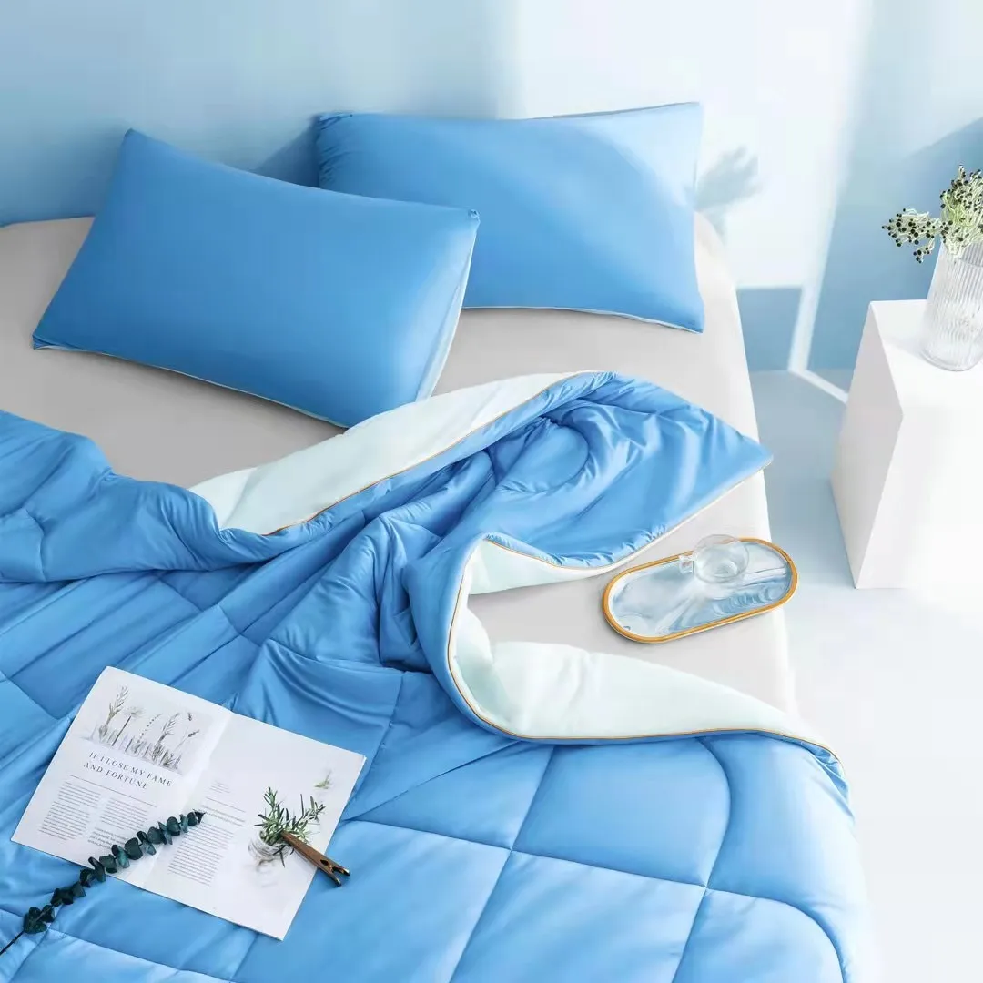 2022 Xiaomi YUYUEHOME Summer cool quilt cool fiber touch the skin cool, double-sided antibacterial breathable drove mosquitoes