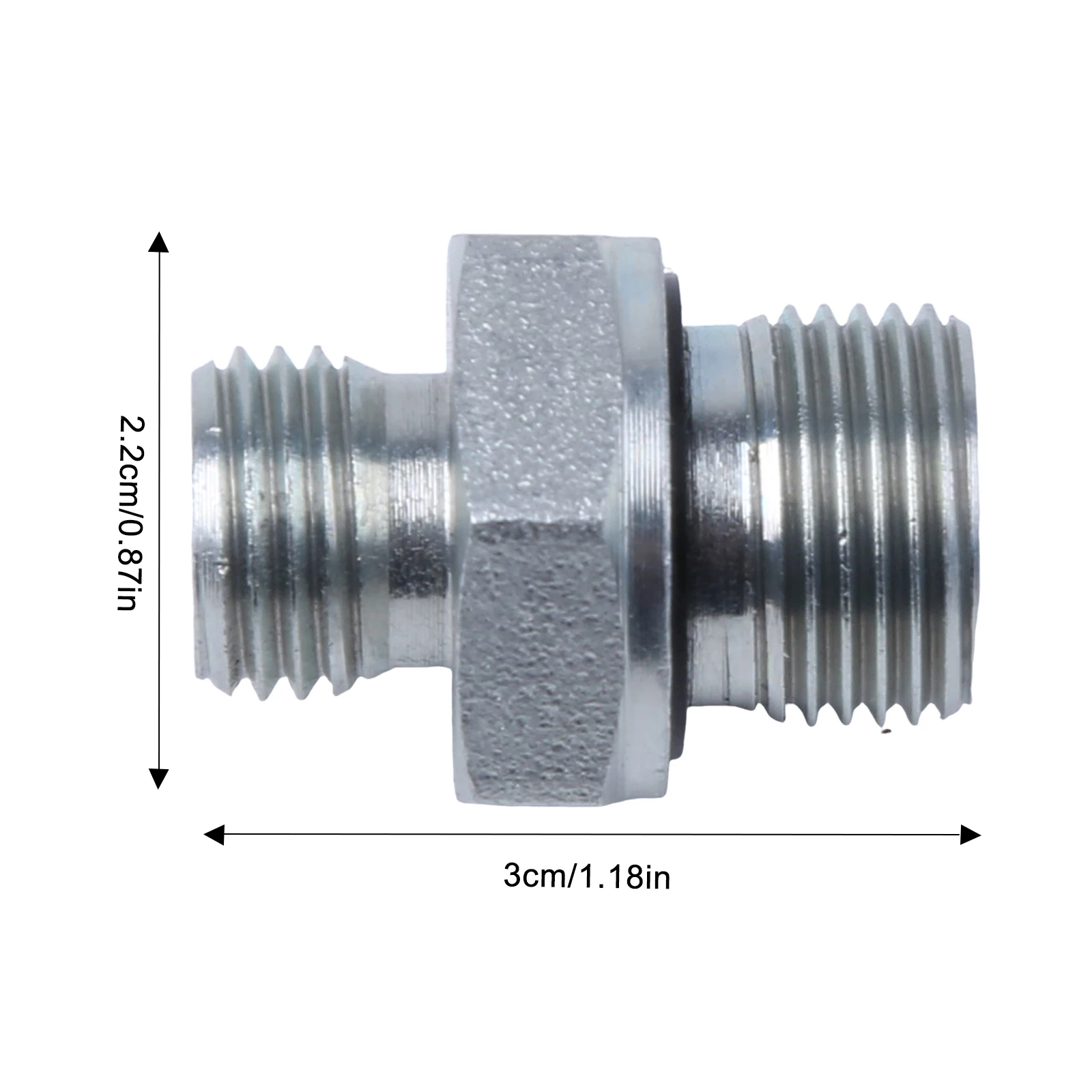 3/8 Bspp To M14 Din Fitting with Seal for Chinese Mini Excavator Hose Connect