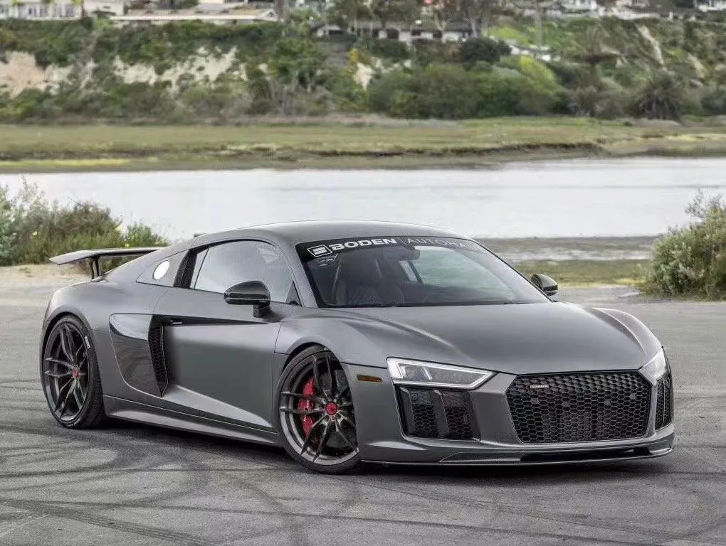 

suitable for suitable for For Audi R8 Upgrade VORS Style Car Carbon Fiber Front Lip Rear Diffuser Spoiler Body Kit