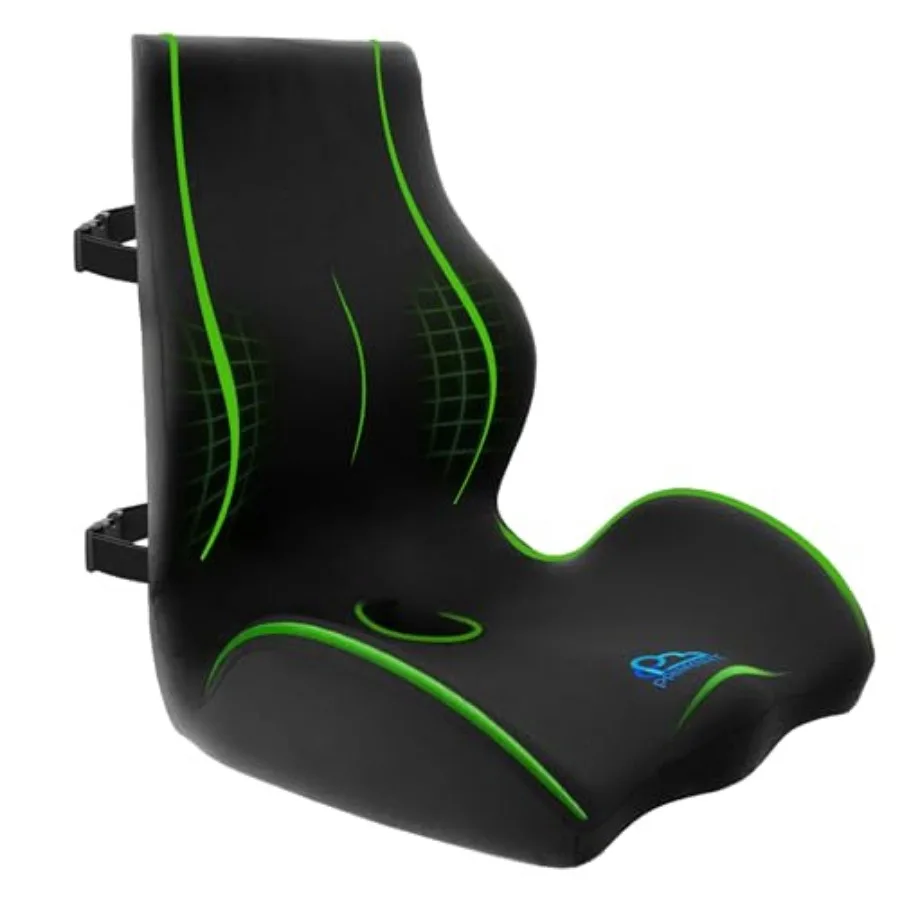 Ergonomic Memory Foam Seat Cushion for Office Chair, Car Seat, Dining, Gaming Chair and Wheelchair, Full Back and Lumbar Suppor