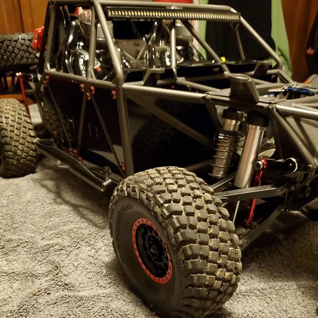 Juego de barras oscilantes delanteras y traseras de Metal para Traxxas UDR Unlimited Desert Racer 1/7 RC, piezas de actualización de coche, accesorios