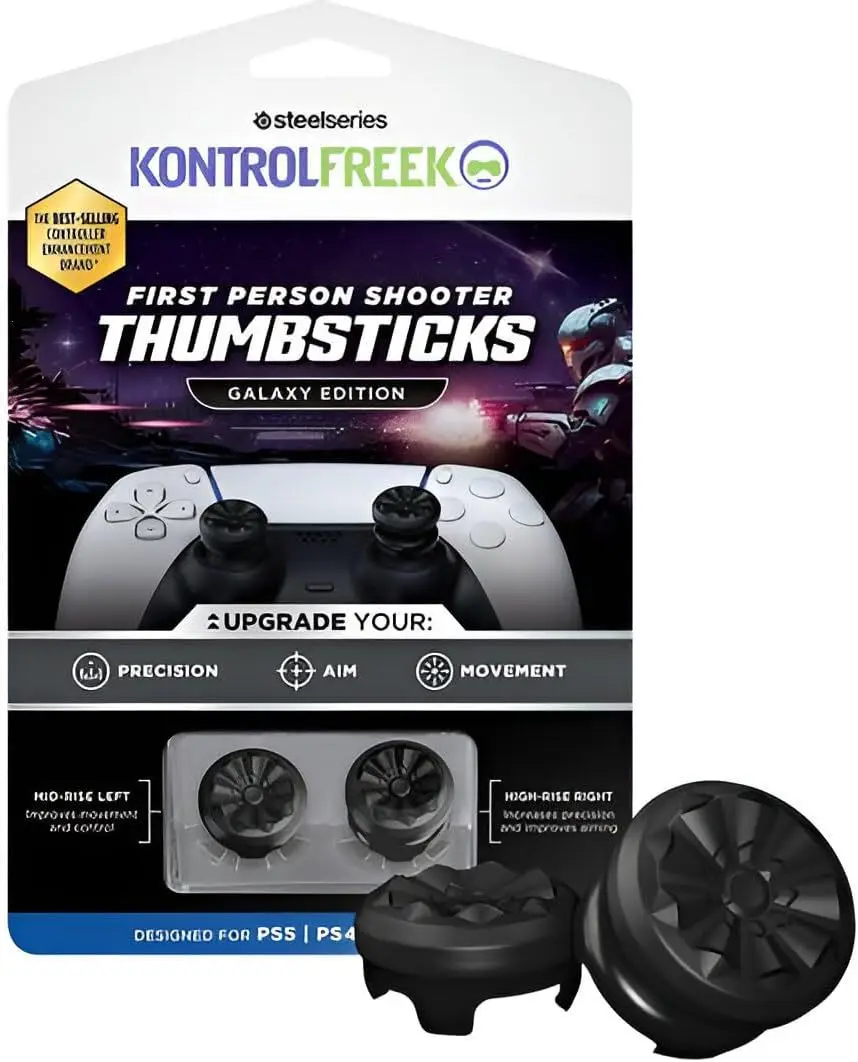 Joystick Analógico FPS para Playstation PS4, Control de Alto Rendimiento para PS5, Palanca de Mando con Cubierta de Silicona para Juegos