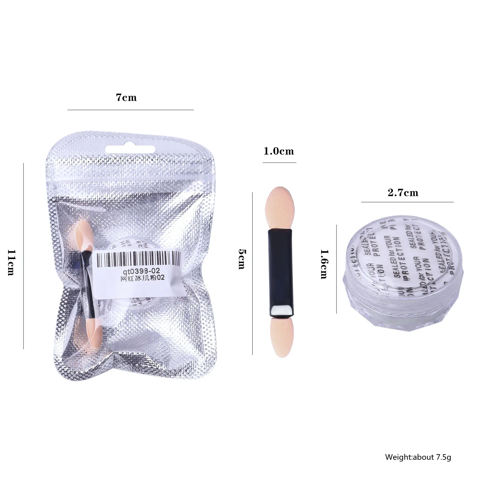 Misscheering 1 Box Aurora Glitter Powder for Nail Art Decoration 2023 Fashion Multicolor Nails Accessories for Manicure Design