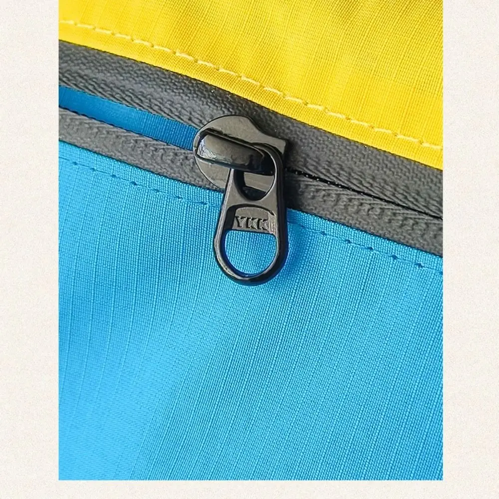 

15*11cm Portable Zipper Bag Universal Lightweight Waterproof Outdoor Sports Shoulder Bag Couple Style Casual