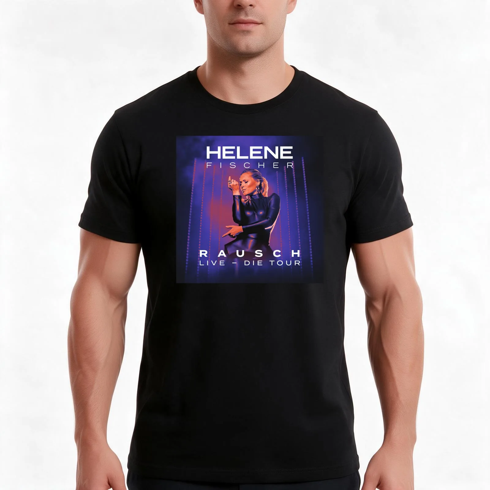 Helene Fischer Live - Die Tour T-Shirt Summer Casual Cotton Tee Oversized Streetwear Tops Vintage Graphic Print 100% Cotton