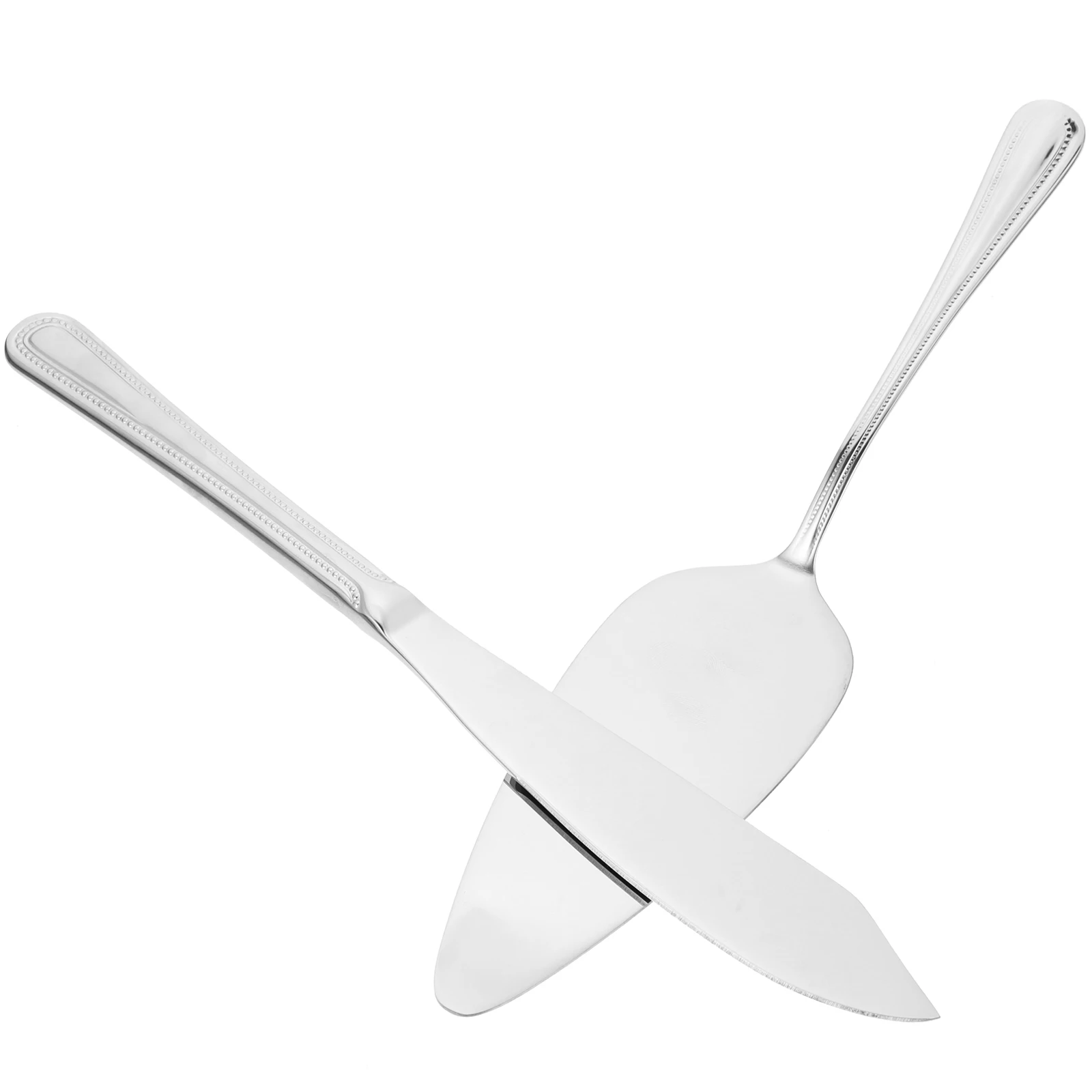 

Stainless Steel Cake Knife Spatula Set Cutting Tools Portable Bride Mousse Wedding Banquet Supplies Kitchen Bar Utensils