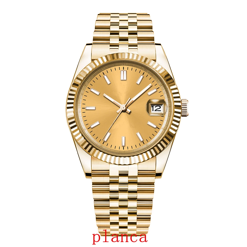 นาฬิกาข้อมือผู้ชายแบบอัตโนมัติ ขนาด 36/39 มม. พร้อมโลโก้สั่งทำพิเศษ รุ่น Masculino NH35 ระบบกลไก กระจกแซฟไฟร์