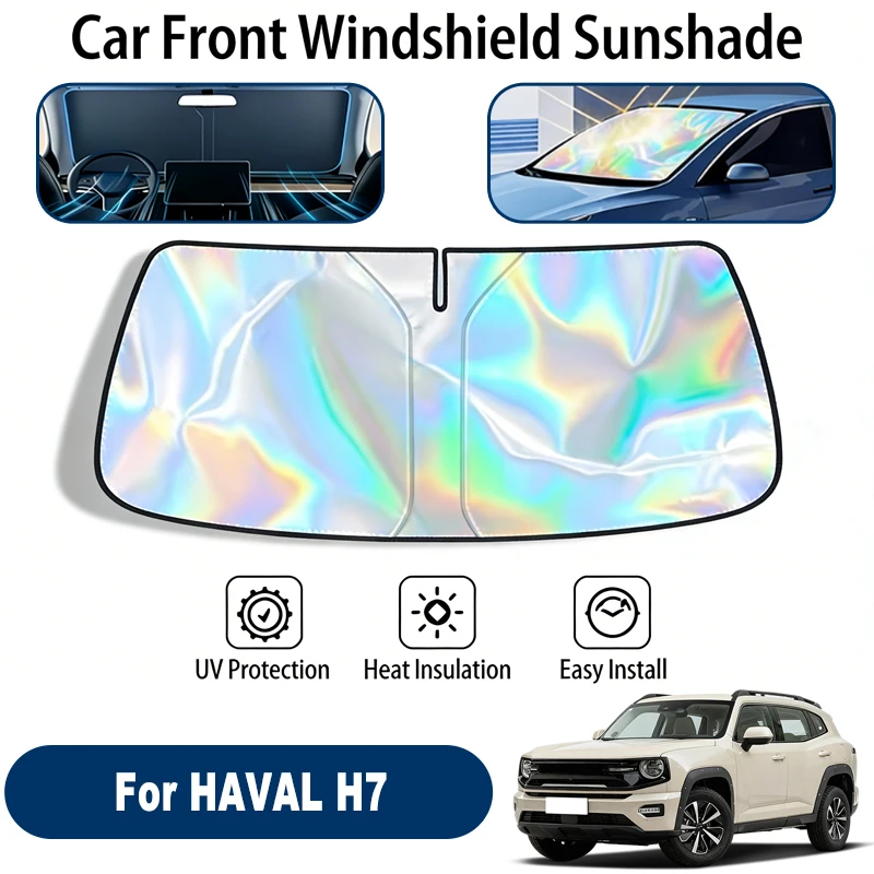 

Windshield Sun Shade For HAVAL H7 Foldable UV Reflective Front Window Sun Protection Cover Accessories