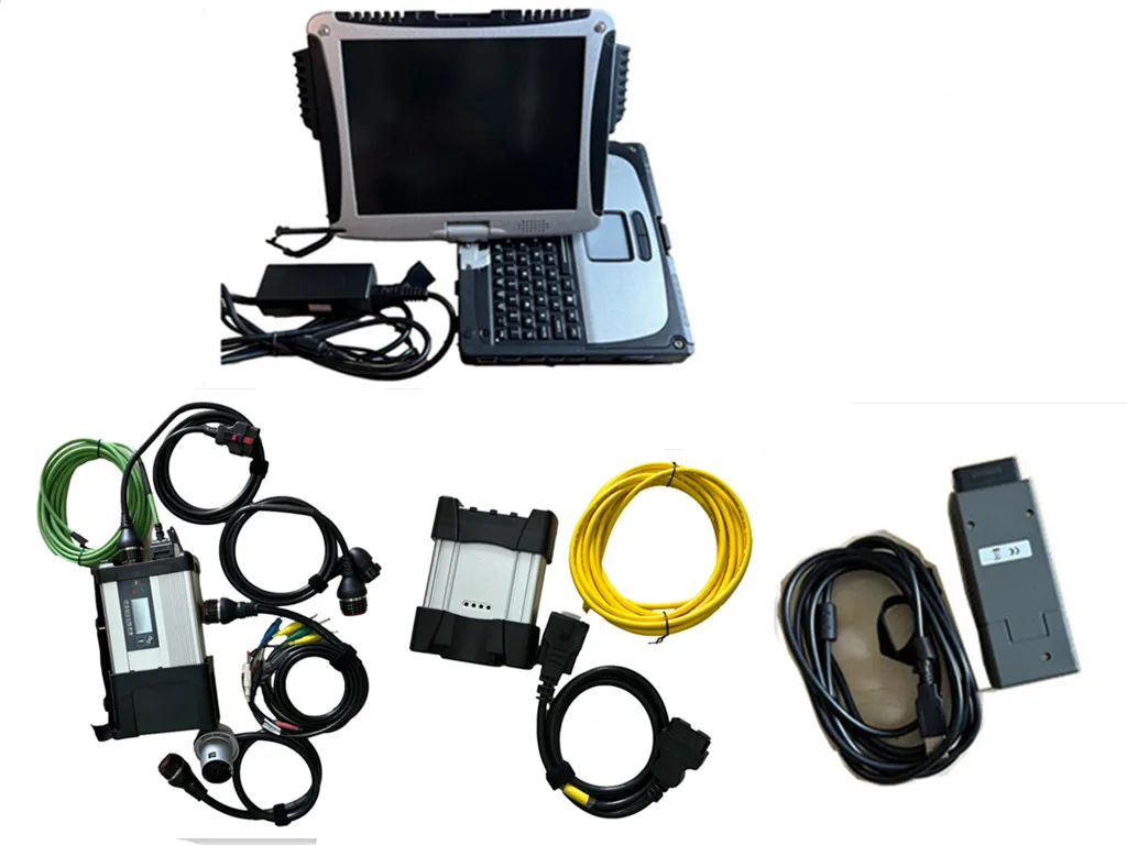 

Top MB Star SD Connect C5+ for BMW ICOM NEXT + V6154 3in1 Diagnostic Tool With Toughbook CF19 I5 8G Laptop