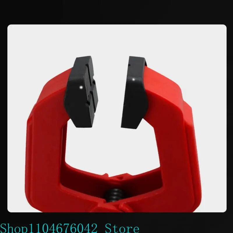 مشبك زنبركي عالي التحمل متعدد الوظائف، مقبض بلاستيكي قوي من النوع A مصمم هندسيًا لتحسين كفاءة النجارة