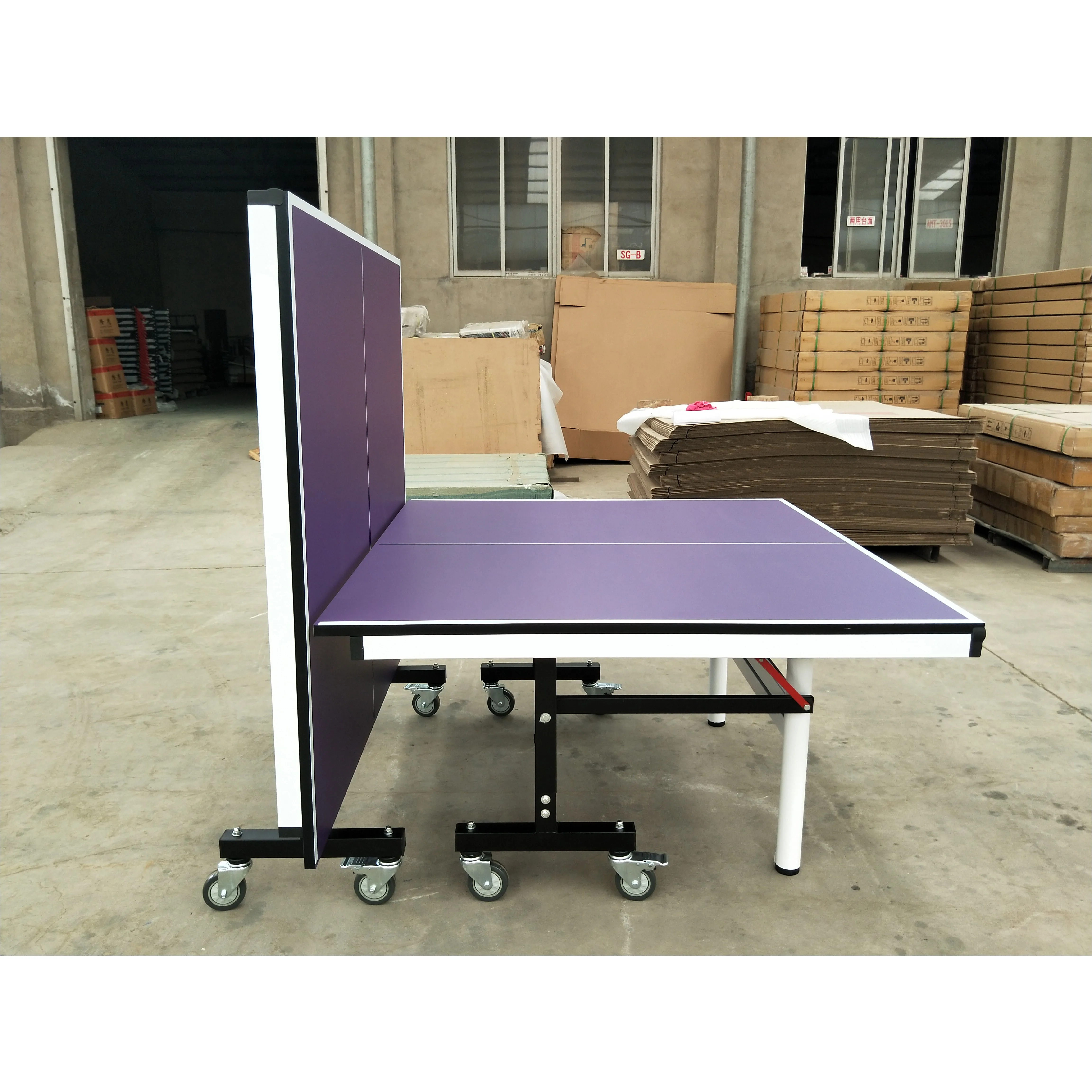 Double folding tennis table In - Table Tennis Folding Table recension och pris