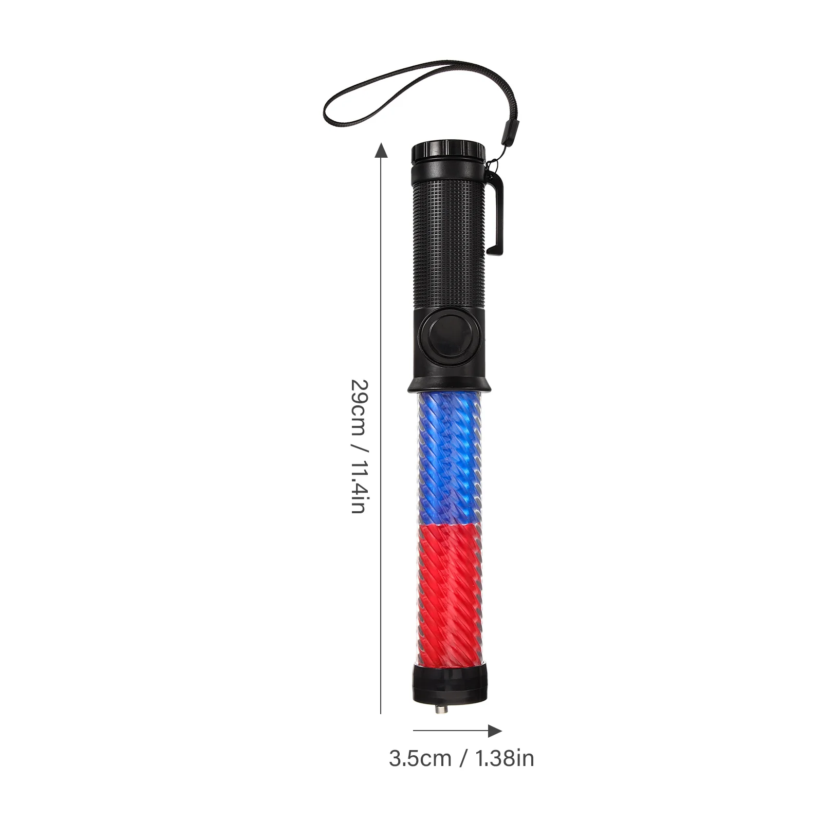 1PC 30CM Portable LED Lamp Fire Control Traffic Whistle Broken Window Emergency Roadside Beacon Magnet Hook Fire Bat