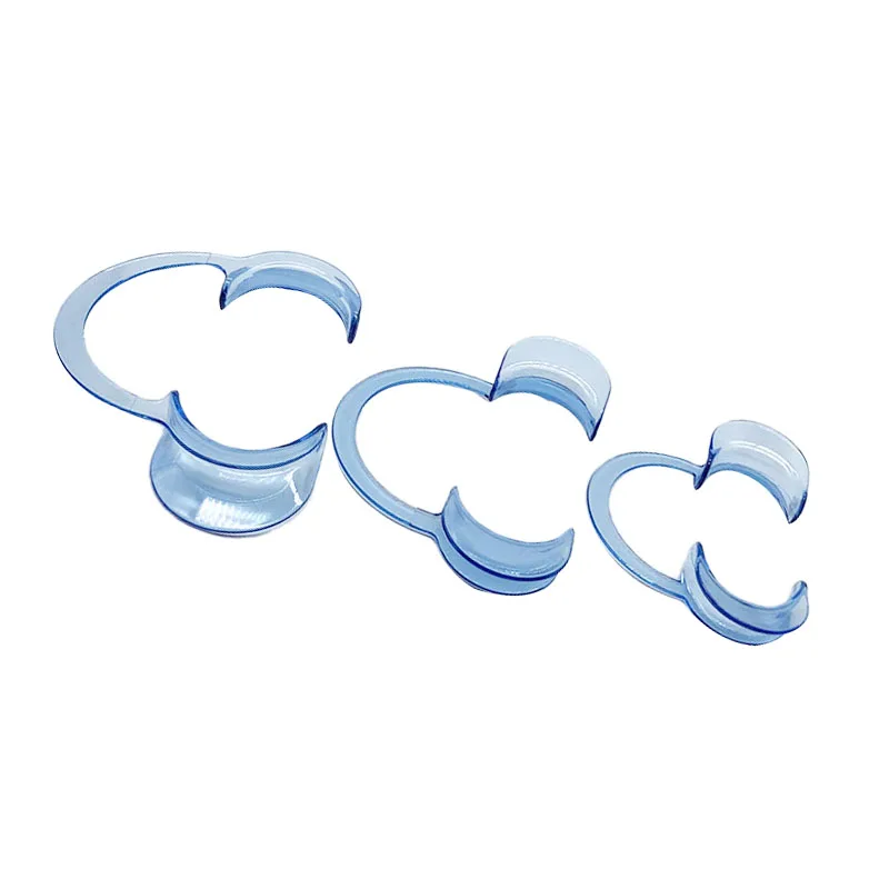 5pcs/Set Plastic C Shape Mouth Opener Mouth Gag Dental Orthodontic Tool Cheek Retractor Oral Clean - Image 3