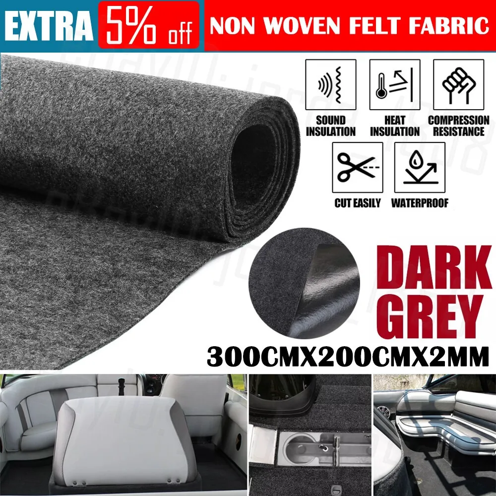 

Противоскользящий коврик для лодки 2х3 м, войлочный, для палубы, кабины, яхты