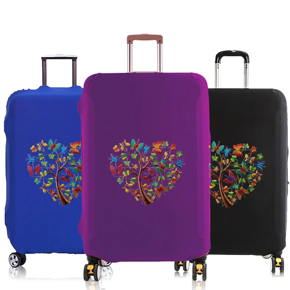 

Luggage Cover Suitcase Protector Case Apply To18-30 Inch Dust Trolley Travel Accessories Elastic Baggage cover Butterfly Pattern