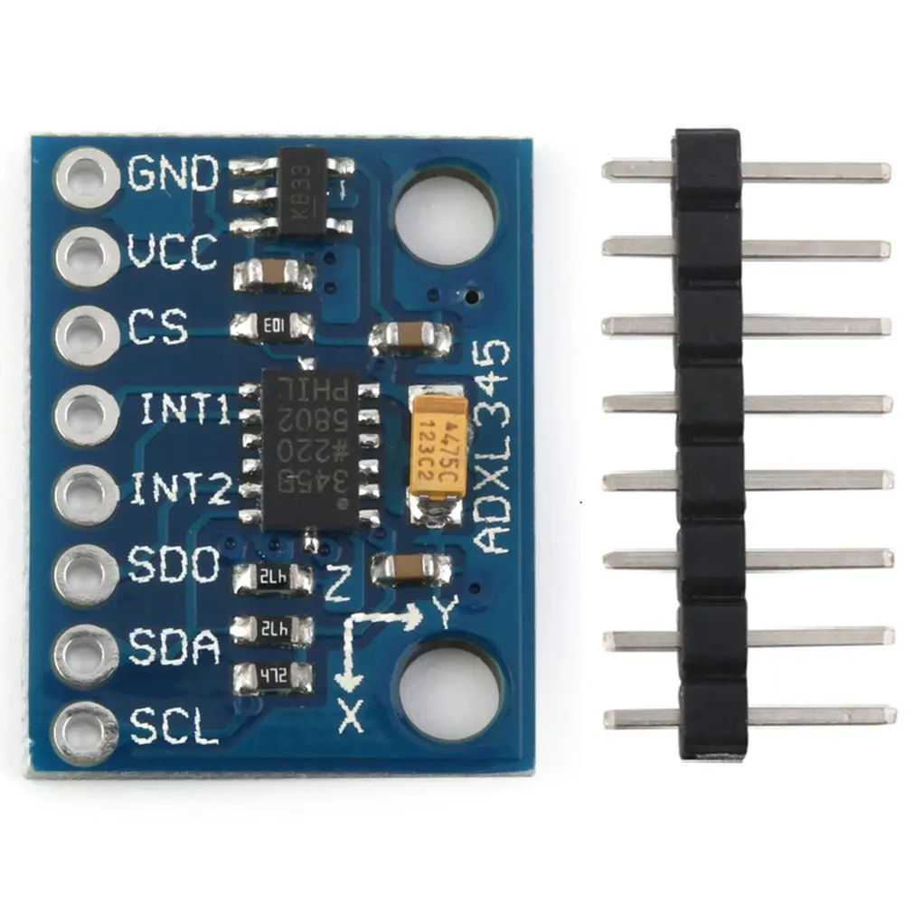 Sensor de gravedad Digital ADXL345, sensores de inclinación de aceleración de 3 ejes para Arduino, módulo de sensores x IIC SPI reemplazar ADXL335