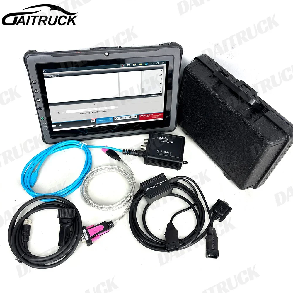 

Для Linde BT CanBox 3903605141 Pathfinder LSG LINDE вилочный погрузчик диагностический инструмент Linde CanBox BT USB диагностика + F110 планшет