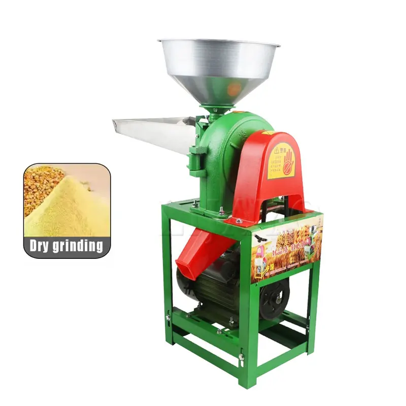 

Mini Grain Grinder Corn Flour Mill Maize Milling Machinery Rice Wheat Powder Making Machine For Home Use