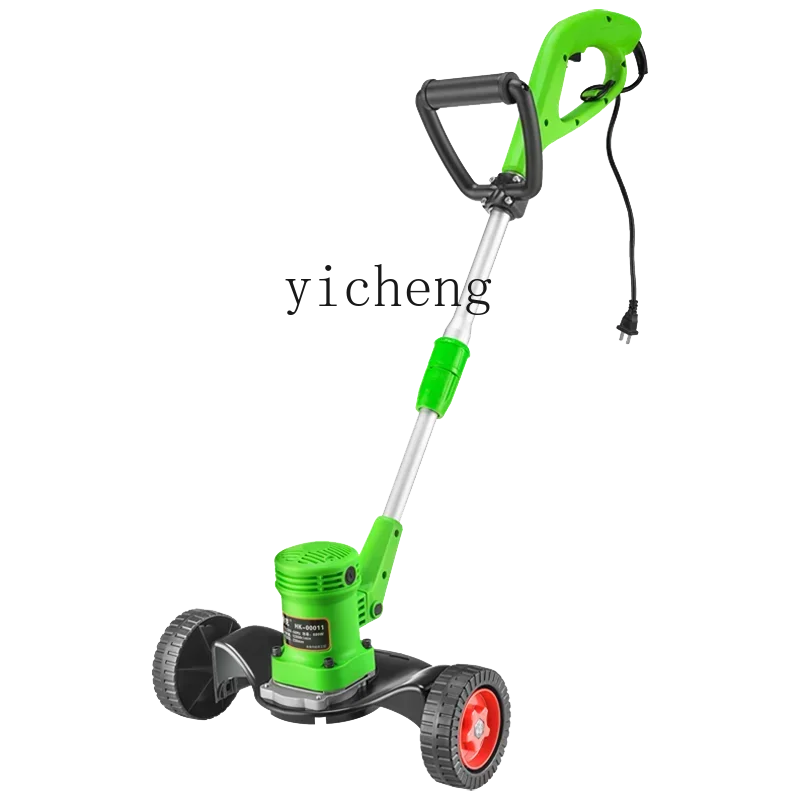 

Hand push lawn mower electric blade small household lawn mower