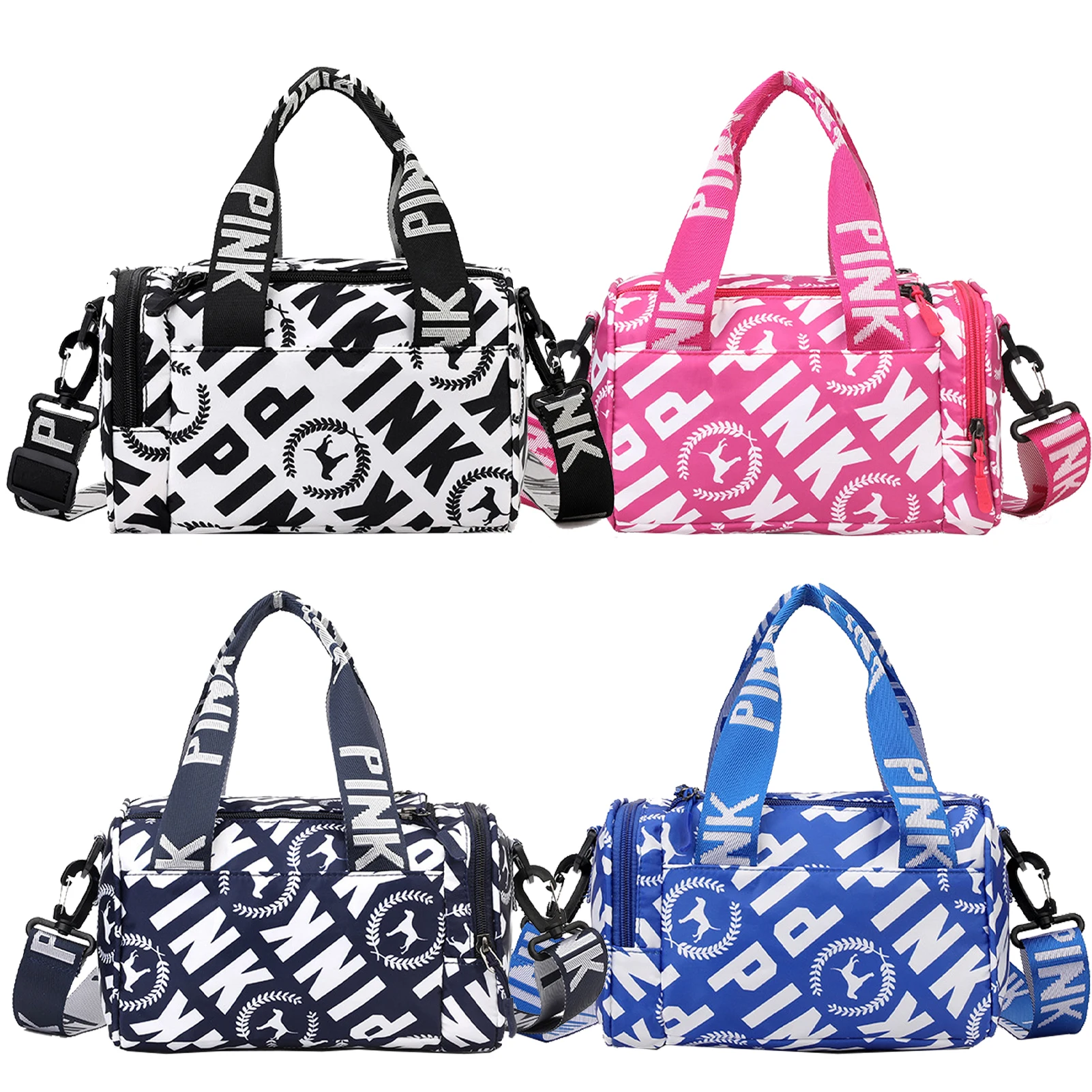 여성용 소형 체육관 가방, 휴대용 다기능 여행 가방, 방수 야외 가방, 전화 태블릿 안경 키용 숄더백