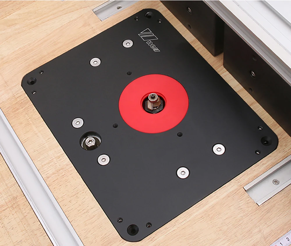 107 To 80mm Heavy Duty Wood Router Lift with Aluminium Router Insert Plate Woodworking Machine Tools