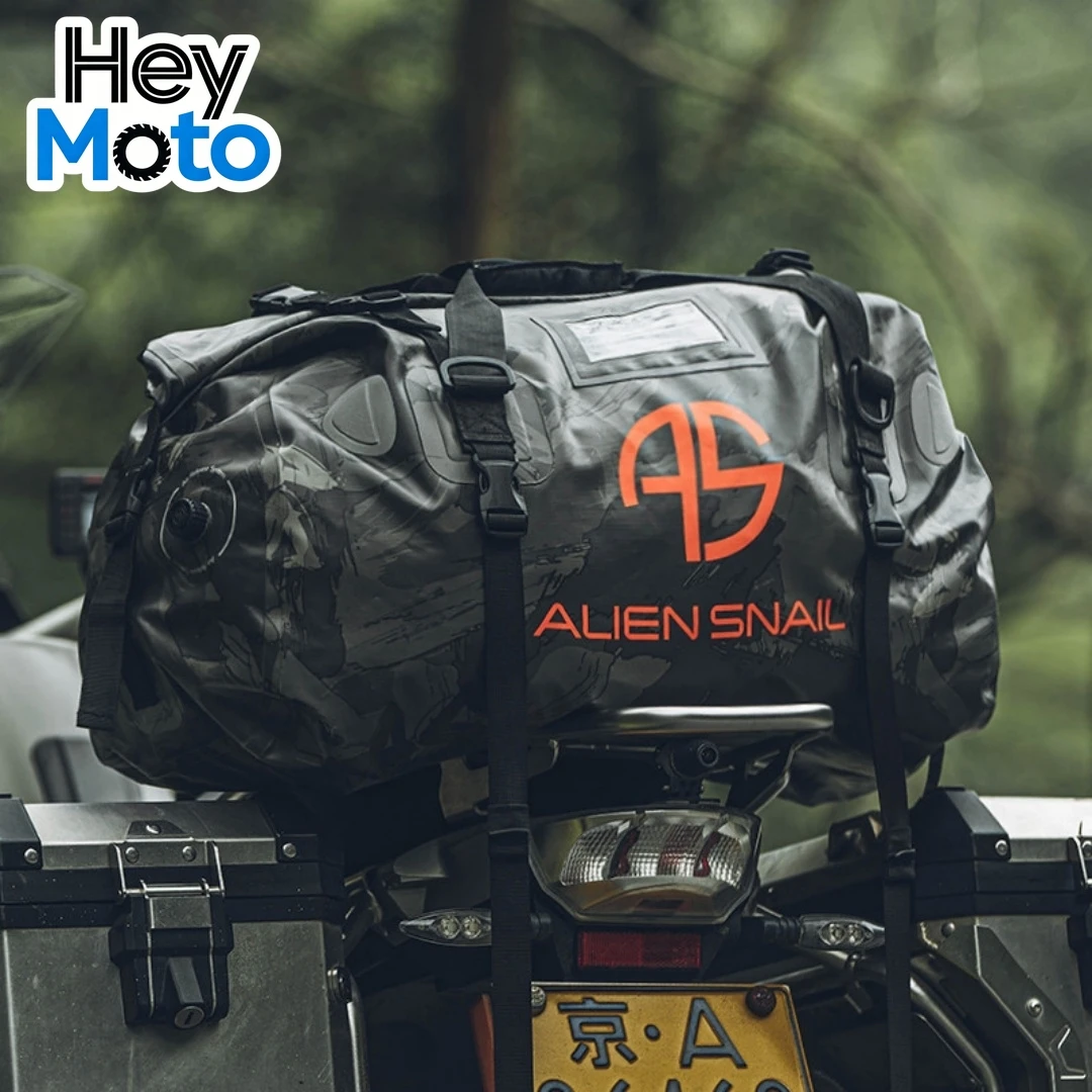 

Motorcycle Riding Outdoor Waterproof Tail Bag Travel Dry Luggage Roll Pack Bag Motorbike Luggage Backpack Motorcycle Seat Bag