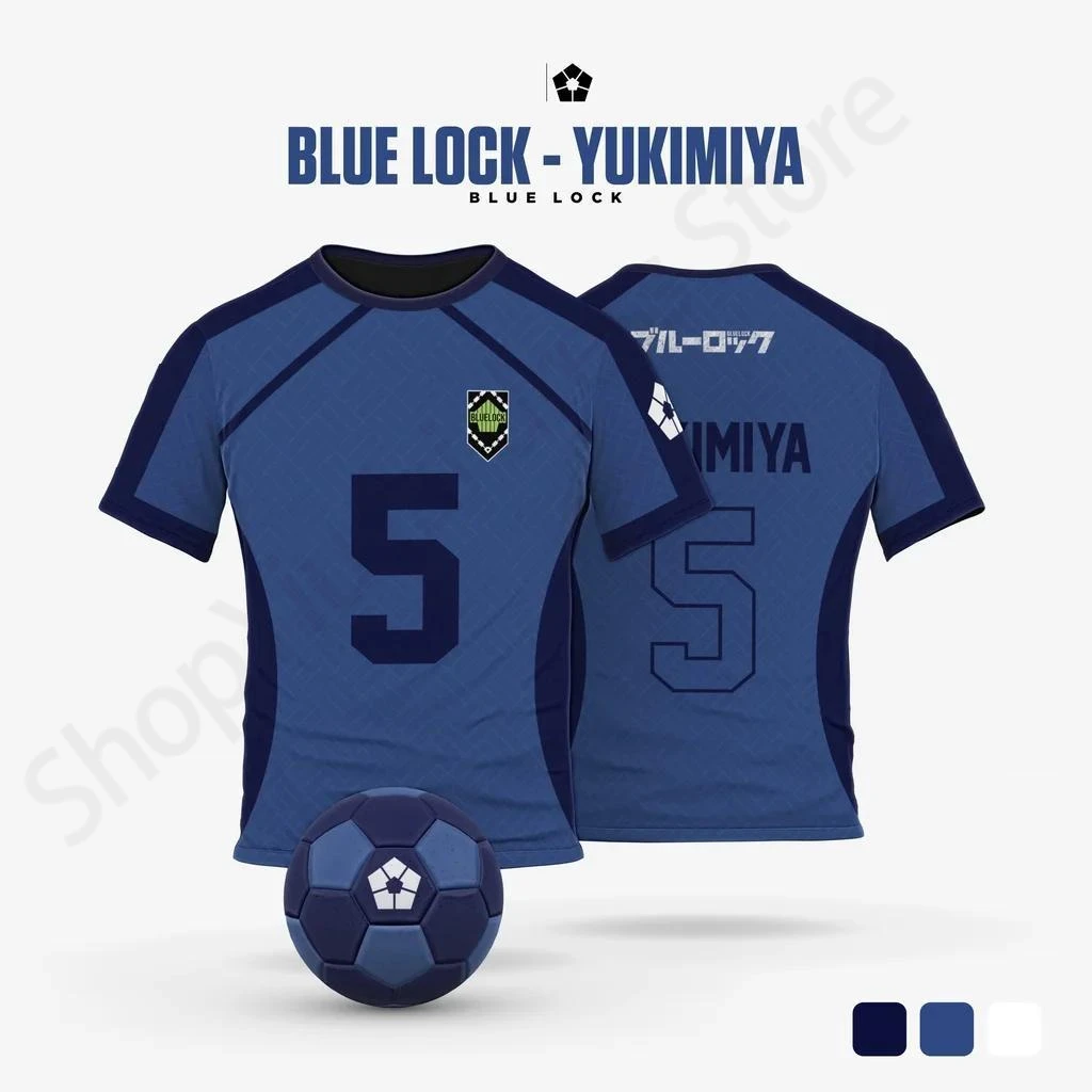 Anime Blue Lock Isagi Jersey 3d Print T-shirt Men Women Fashion Quick Dry T shirt Boy Tops Tees Sportwear Tshirt Summer T Shirt