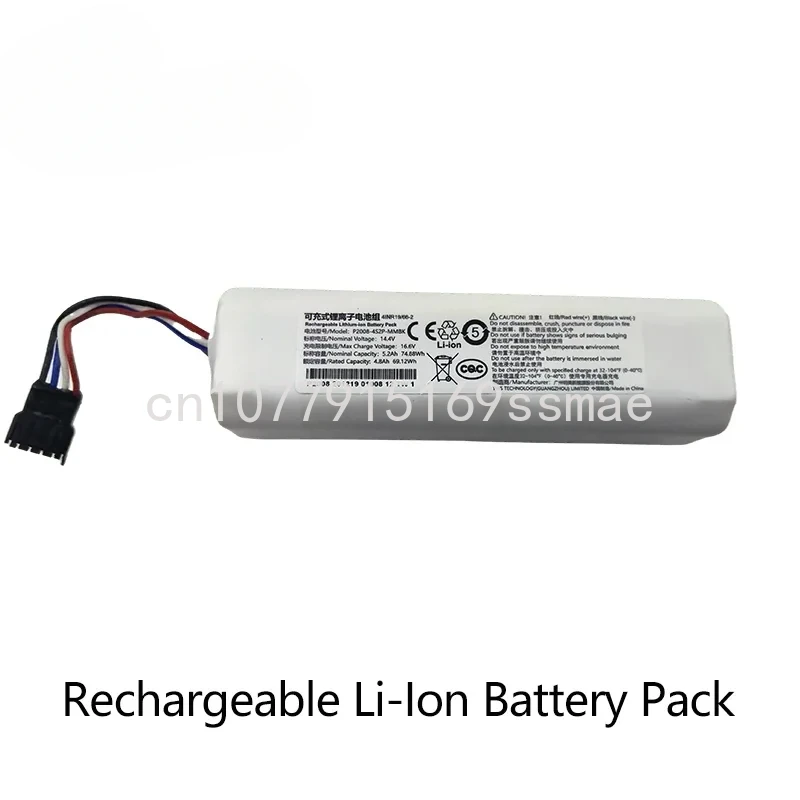 Cleaner D9 F9 L10 L10 Pro 5200mAh Lithium-ion Battery Pack 4INR19/66-2 Original Battery for Dreame Robot Vacuum Mop