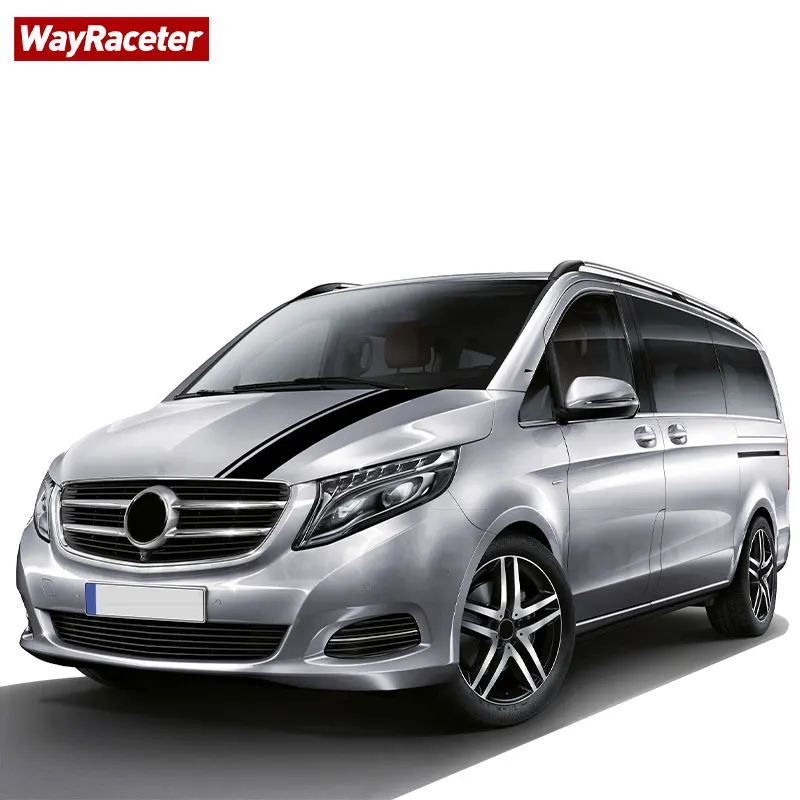 Edition AMG Line Door Side Stripes Sticker Car Hood Rearview 