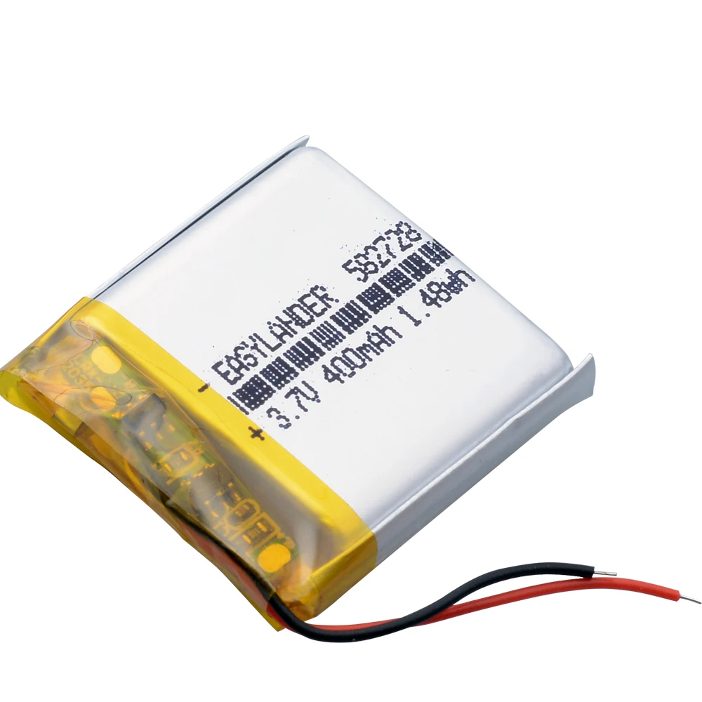 582728 3.7V 400mAh akumulator litowo-polimerowy Li-ion bateria lipo dla Q50 G700S K92 G36 Y3 inteligentne zegarki dla dzieci mp3 582828