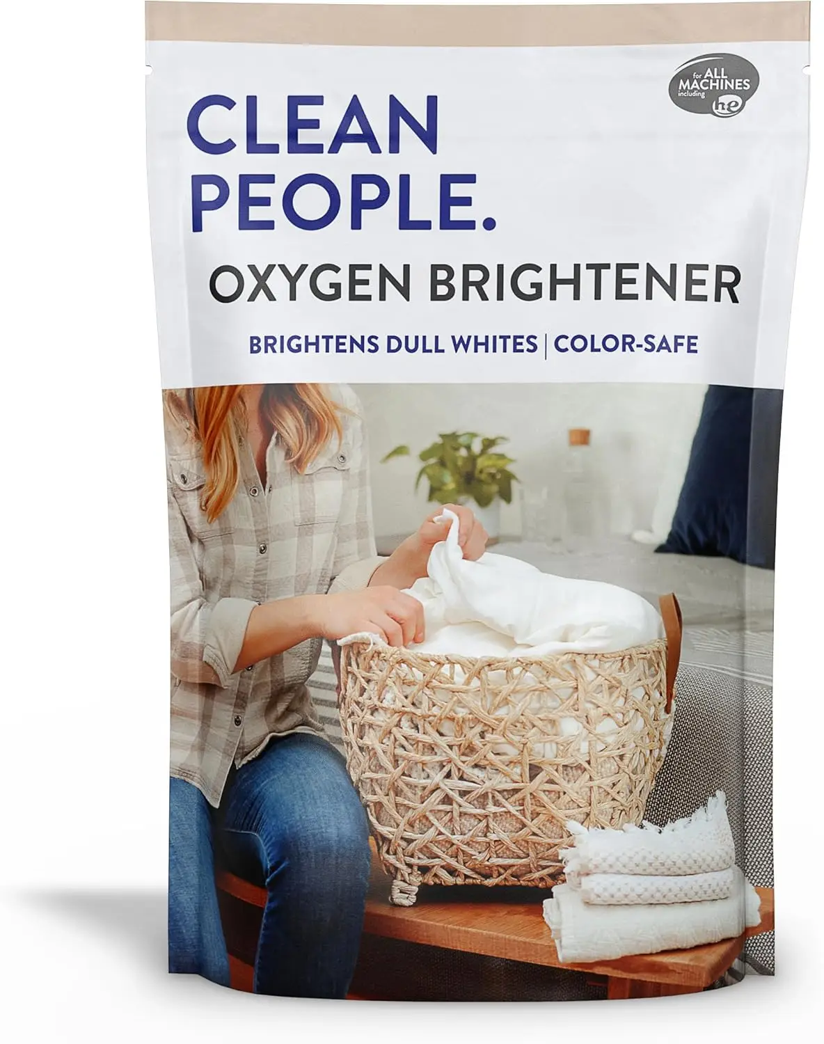 

Кислородный отбеливатель-пятновыводитель | Альтернатива отбеливателю, безопасен для белых и цветных тканей, 41 унция