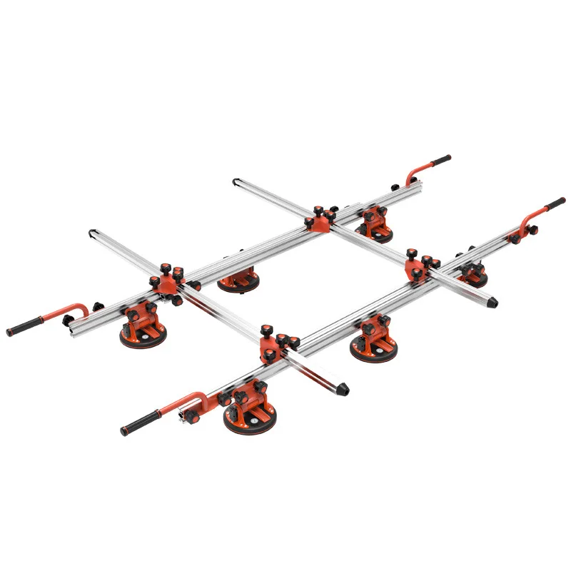 Rock slab large slab tile lifter, vacuum thickened suction cup to carry large-size glass and stone