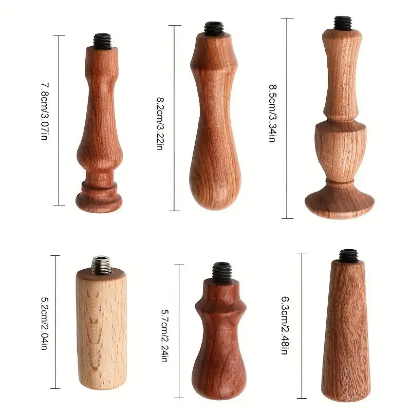 Mango de sello de cera, recambio de mango de madera de palisandro para sellos de sellado de cera Vintage, 1 unidad