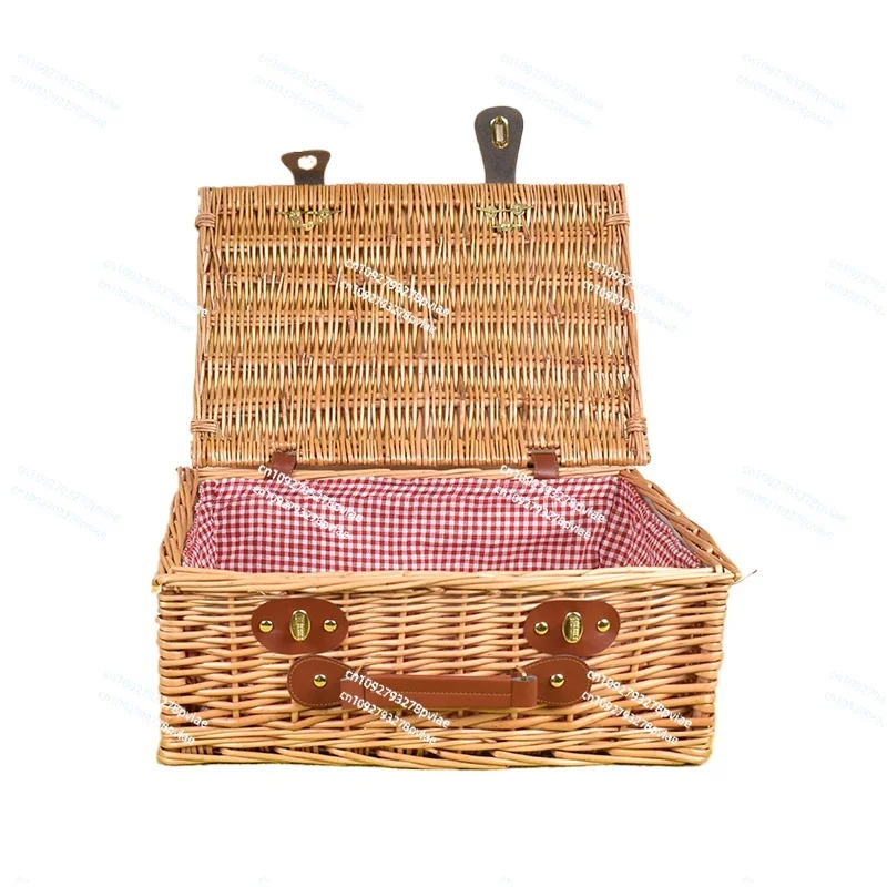 

Picnic Basket Picnic Box ins Internet celebrity Portable Picnic Supplies Storage Camping