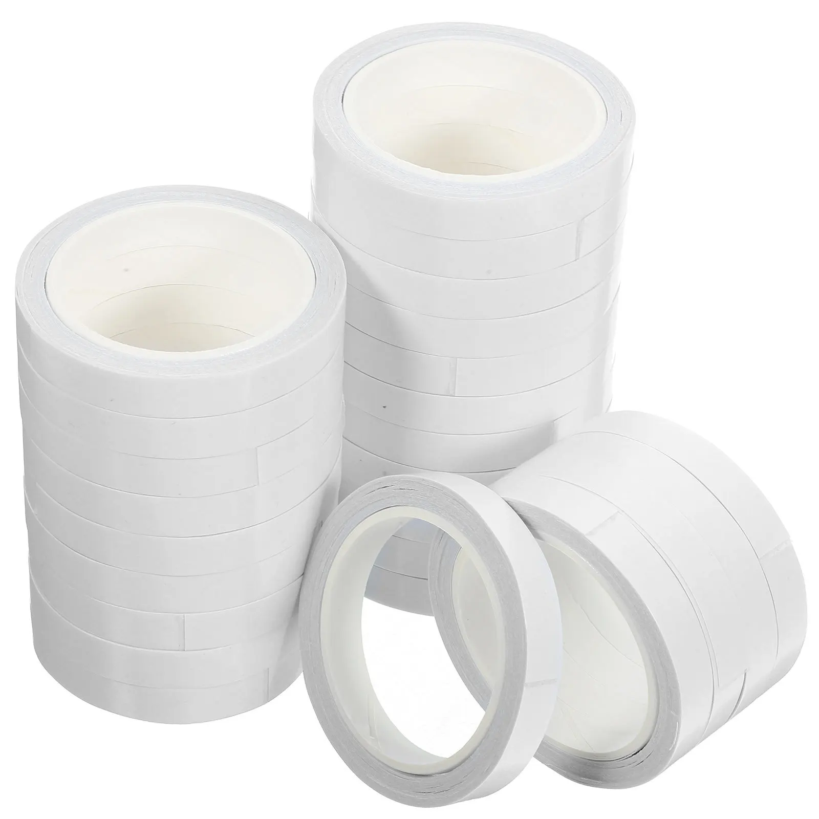

25 Rolls Double Sided Adhesive Tape Thin Reliable for Scrapbooking Crafts Paper Balloon Wrapping Home Office Mounting Tape