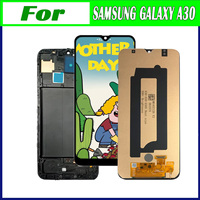 LCD For Samsung Gaxlay A30 SM-A305F/DS A305GT/DS Lcd Display Screen With Frame For Samsung Gaxlay A30 Lcd Display Touch Screen