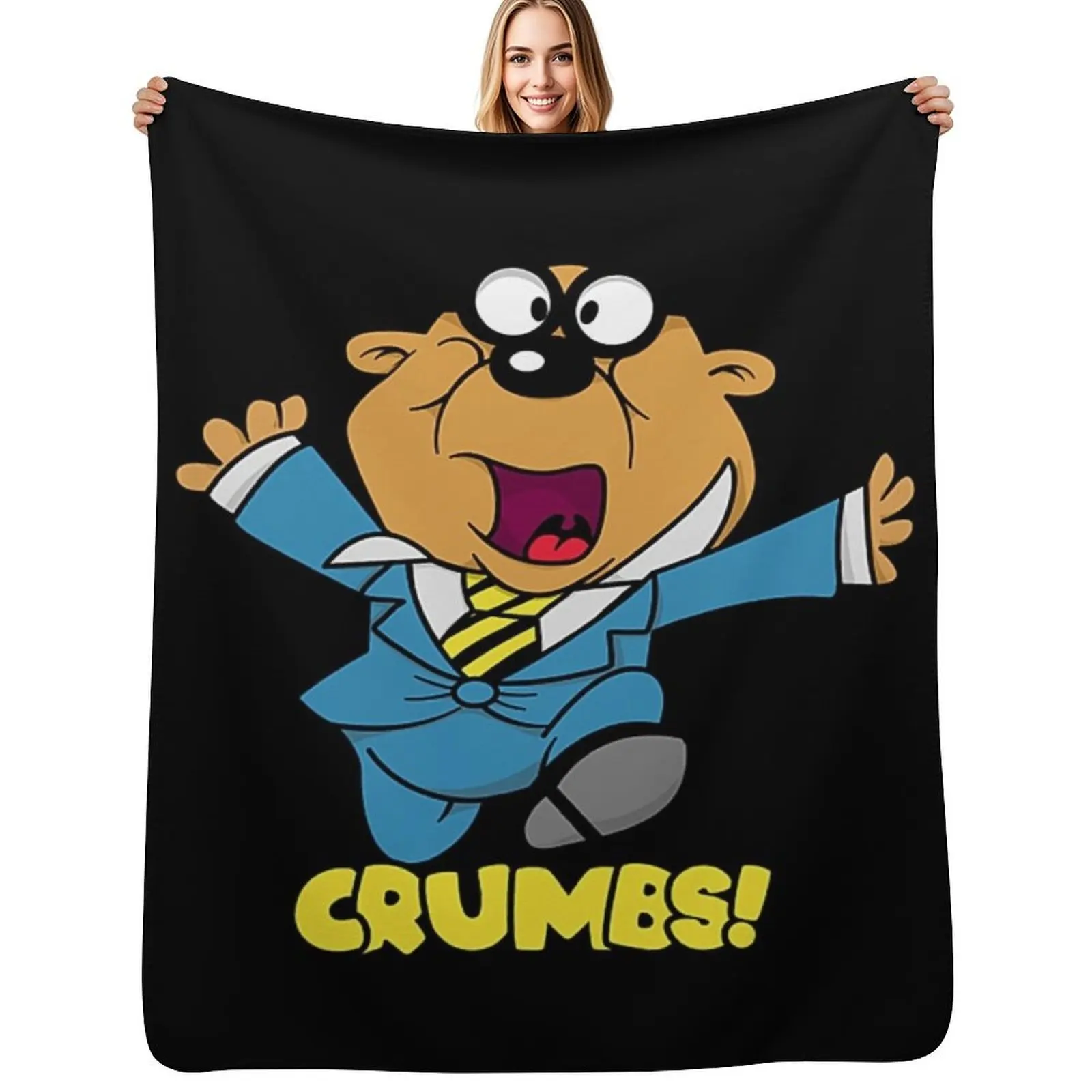 

Crumbs! Throw Blanket For Decorative Sofa Shaggy Flannel Blanket