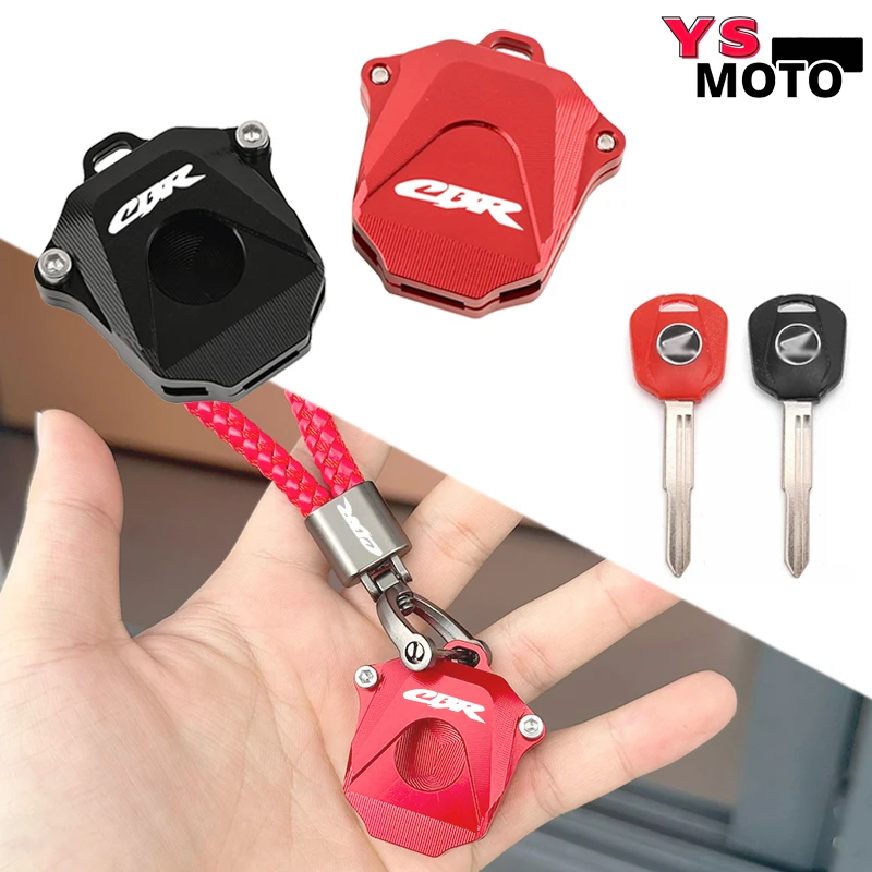 For HONDA CBR600RR CBR900RR CBR1000RR CBR929 CBR900 F4i CBR 893 900 RR Motorcycle CNC Accessories Key Case Cover Shell Keychain