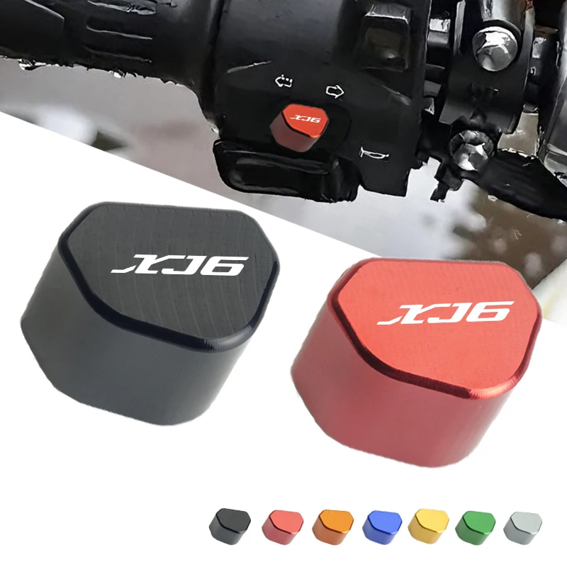 Accessories CNC Aluminum Motorcycle Switch Button Turn Signal Switch Key Cap For Yamaha XJ6 DIVERSION Xj6 XJ6-S XJ6-F 2009-2025
