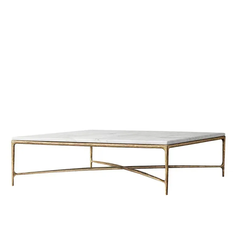 

American light luxury retro forged wrought iron personalized side table/soft decoration design/villa/hotel designer coffee table