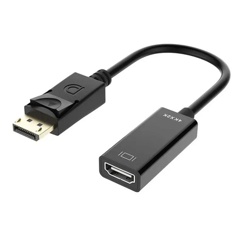 DisplayPort to HDMI-compatible Adapter DP Display Port to Male to Female Cable for Computer Laptop PC Monitor Projector HDTV