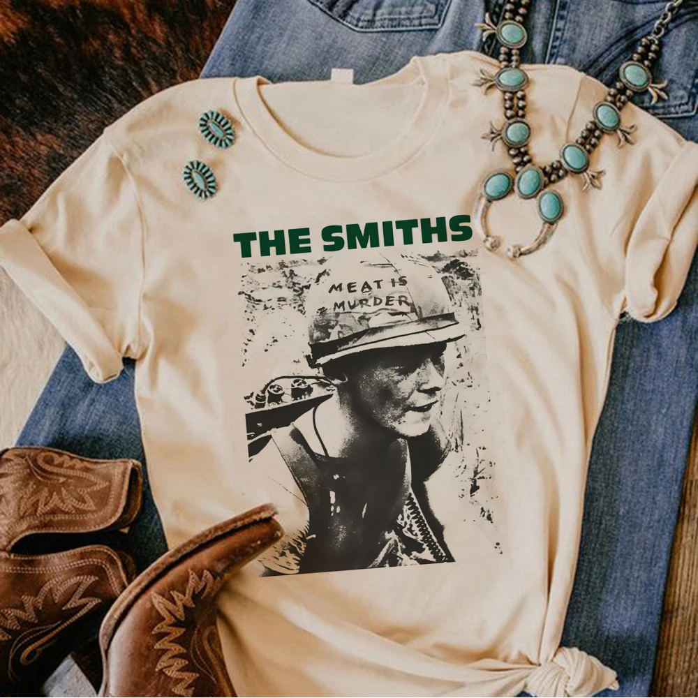 the Smiths t-shirts women manga harajuku Tee female Japanese y2k clothing