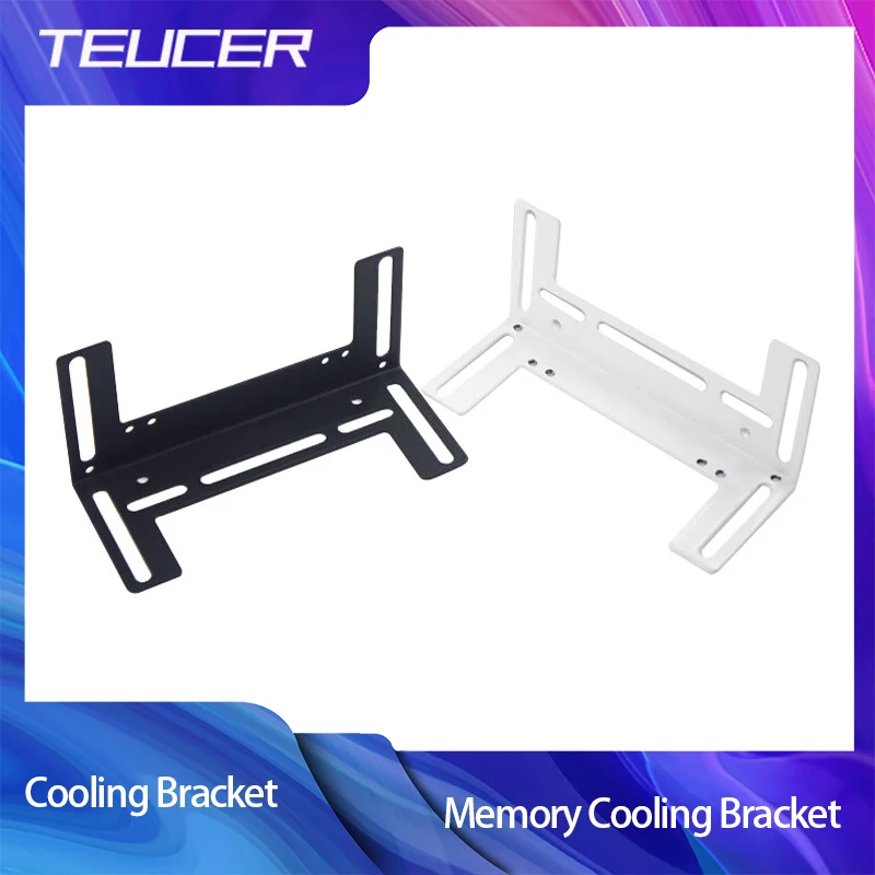 TEUCER Chassis Memory Overclocking Cooling Bracket Supports 12CM Fan Memory Cooling Bracket