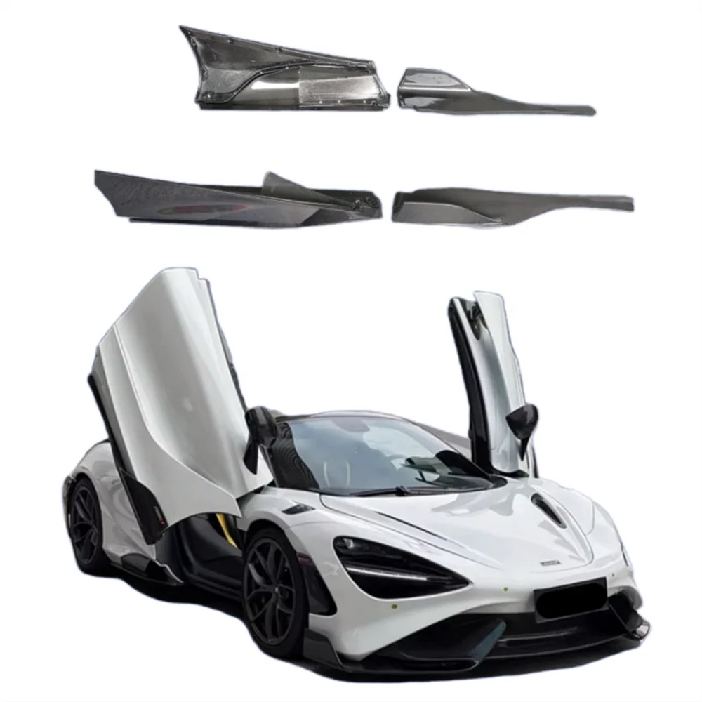 

Комплект кузова из сухого углеродного волокна для Mclaren 720s имеет обновлен к боковой юбке 765LT для комплекта кузова Mclaren 720S