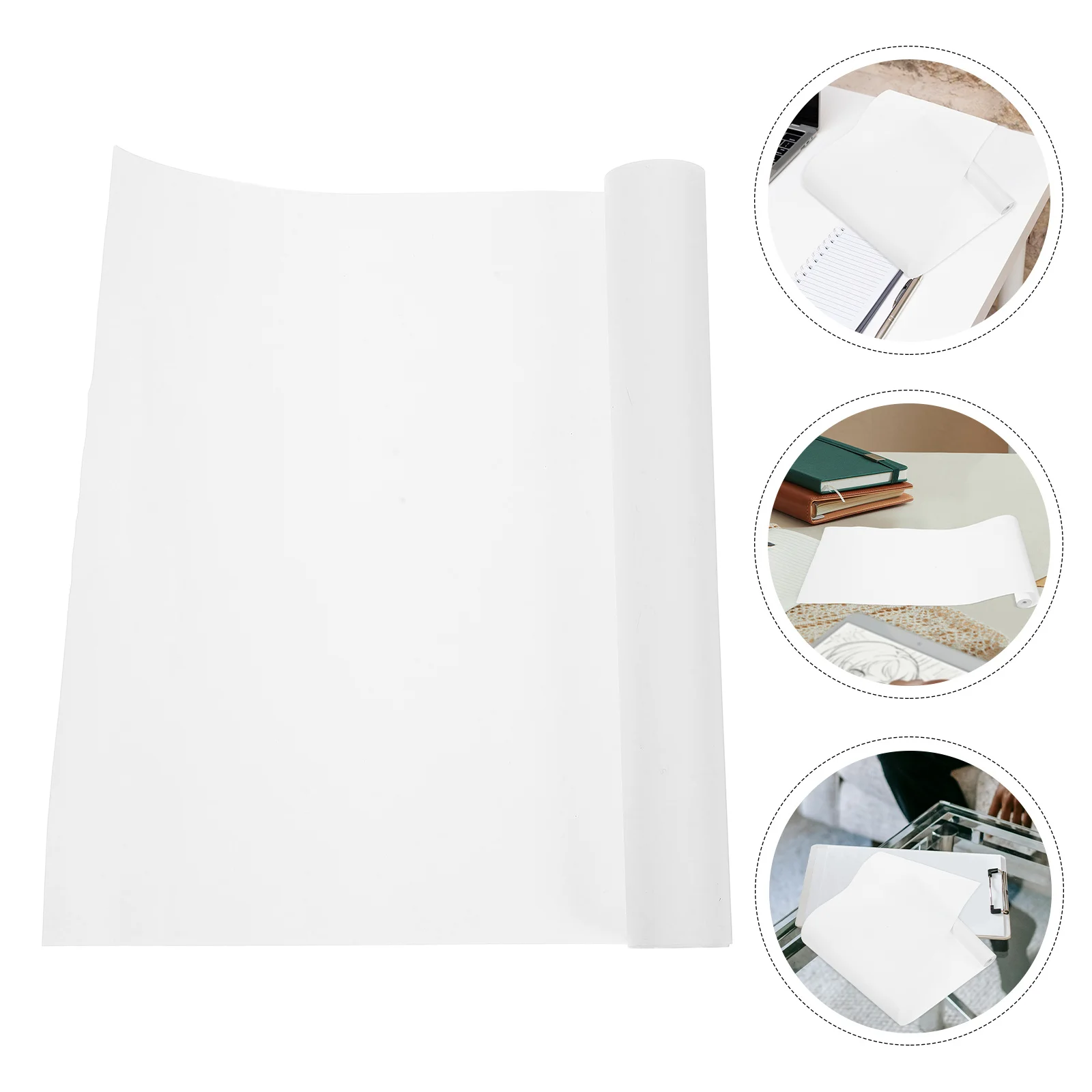 

Быстросохнущая рулонная термобумага, портативная многофункциональная пустая бумага формата А4 для офиса, учебных заметок, корректирующие термолисты