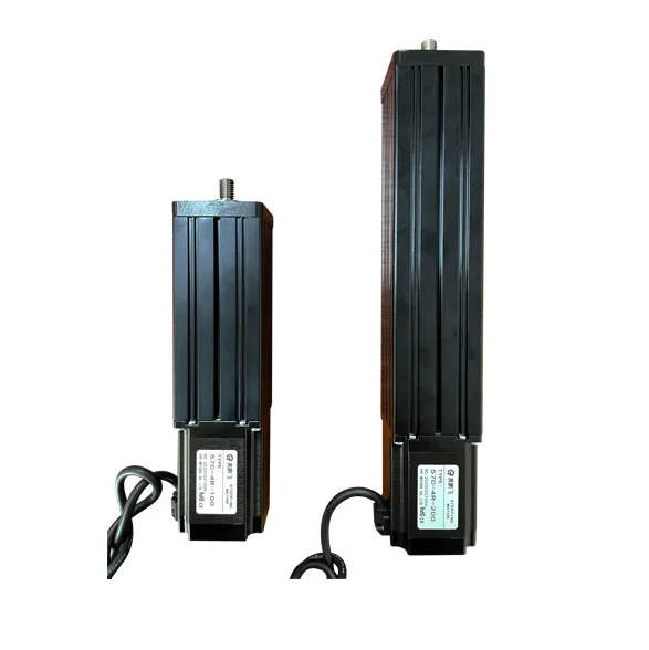 Industrial telescopic cylinder Nema 23 50mm 100mm to 500mm Stroke fixed stepper motor Electric linear actuator cylinder