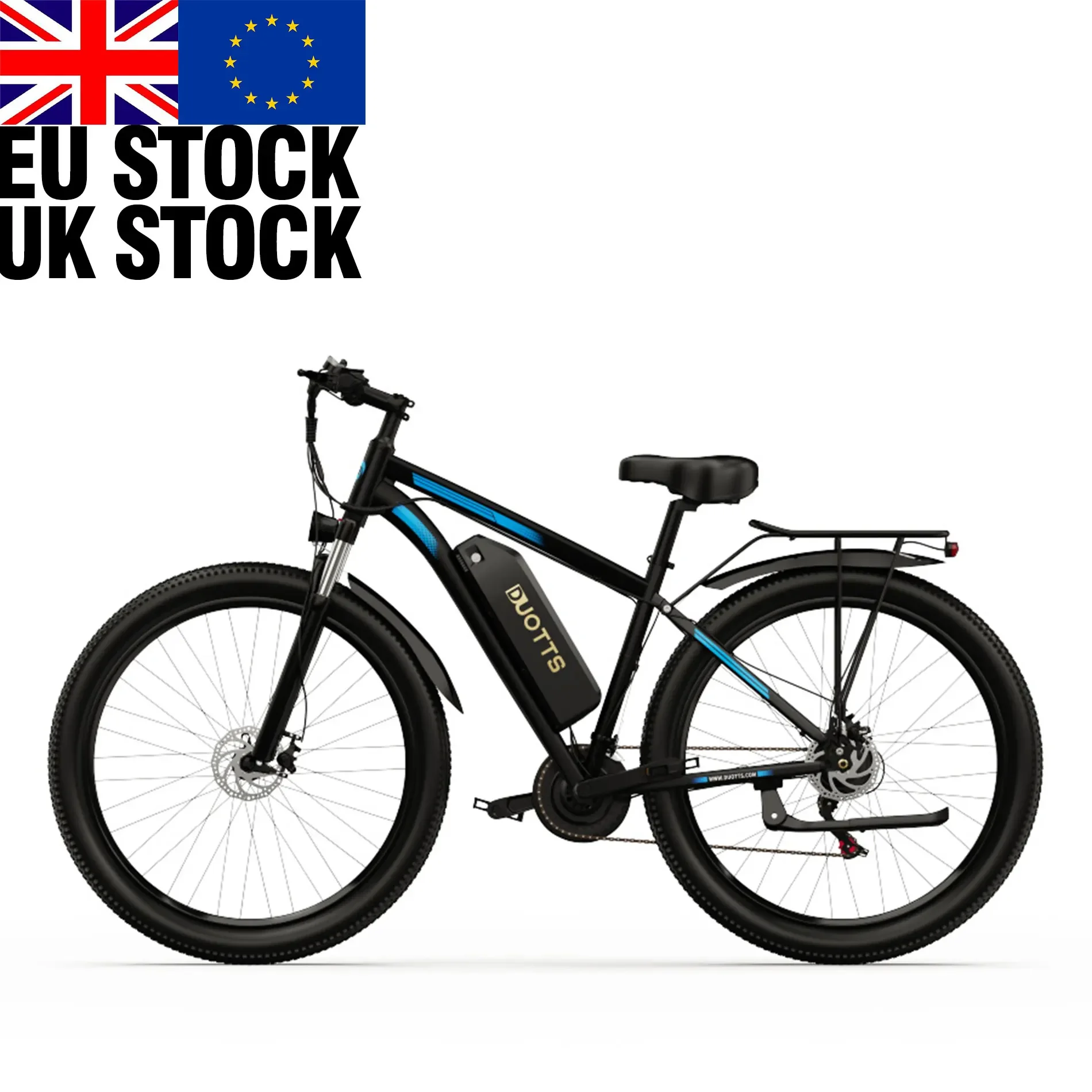 

Drop Shipping EU Stock DUOTTS C29 29 inch Bikes Electric 48V15Ah 750W Cruiser Electric Bicycle City Bike with Rear Seat